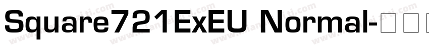 Square721ExEU Normal字体转换